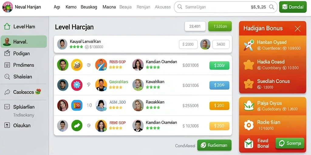 Fitur multiplayer untuk bersaing dengan pemain lain secara real-time.